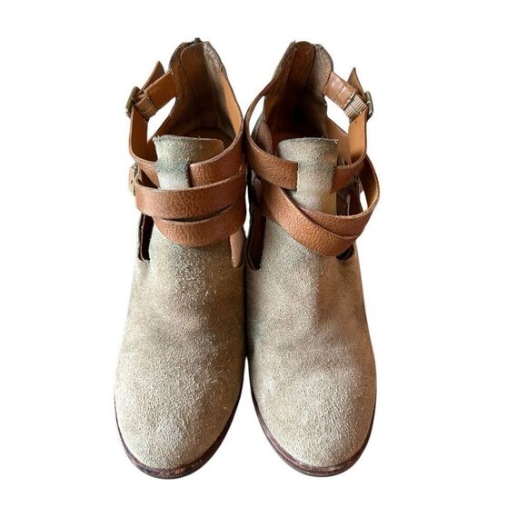 Kork-Ease Women's Stina Tan Suede Strap Ankle Booties sz 6.5M boho, western, cus - Picture 2 of 11